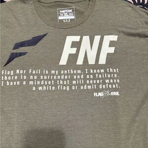 Flag Nor Fail motto tee